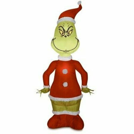 GEMMY INDUSTRIES 4'Airblown Santa Grinch 110074